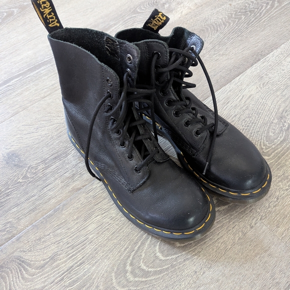 Dr. Martens Shoes - Dr. Martens Black Leather Boots